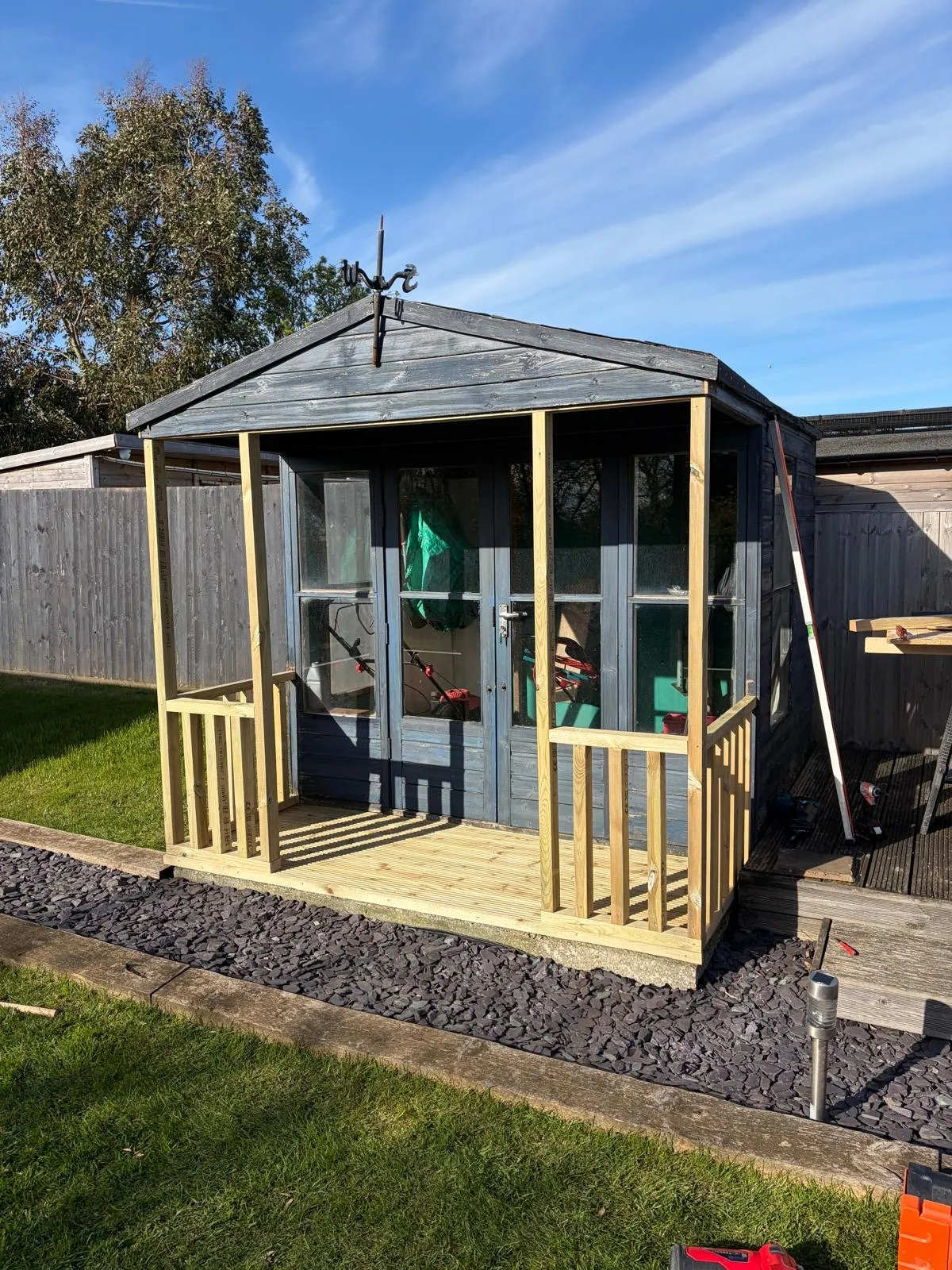 Summer house porch